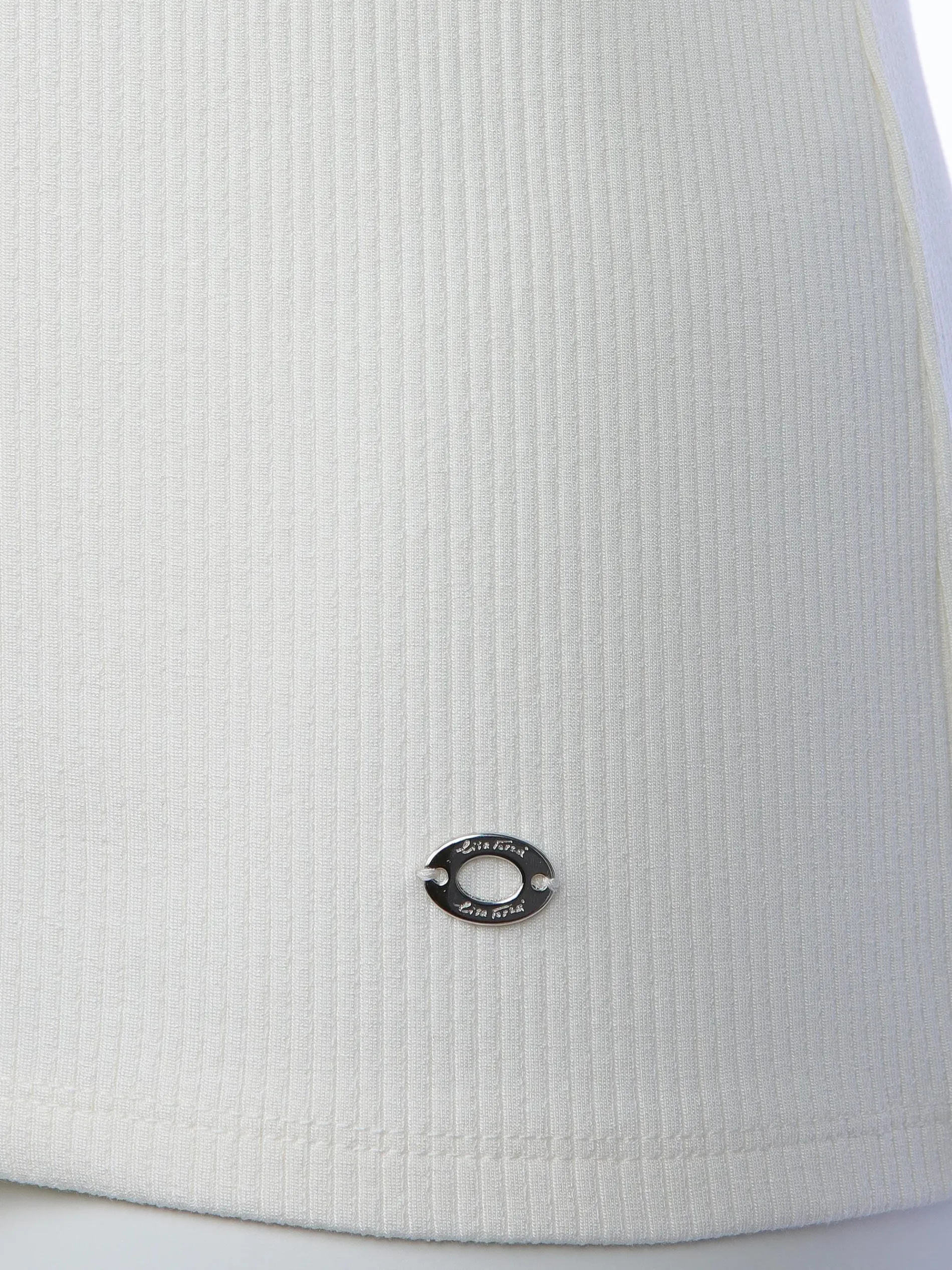 Damen Ripp Top unifarben