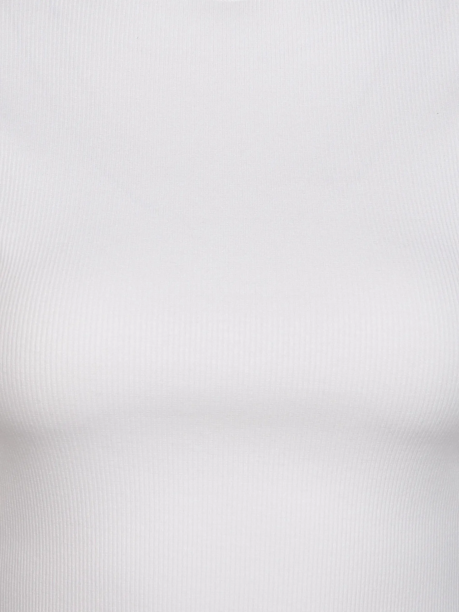 Damen Rippshirt im Cropped Style