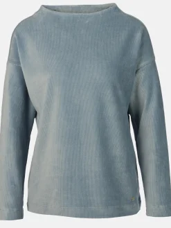 Damen Rippshirt in Nicki-Jersey