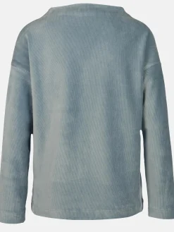 Damen Rippshirt in Nicki-Jersey