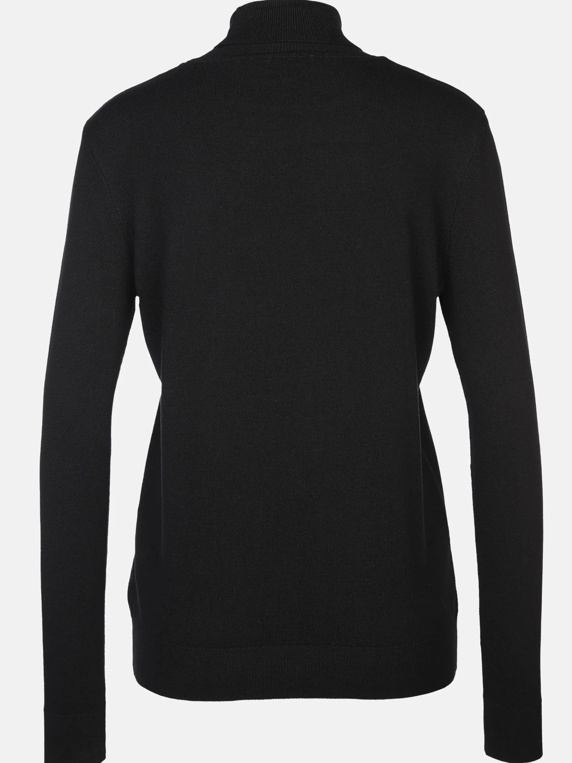 Damen Rollkragen Pullover unifarben