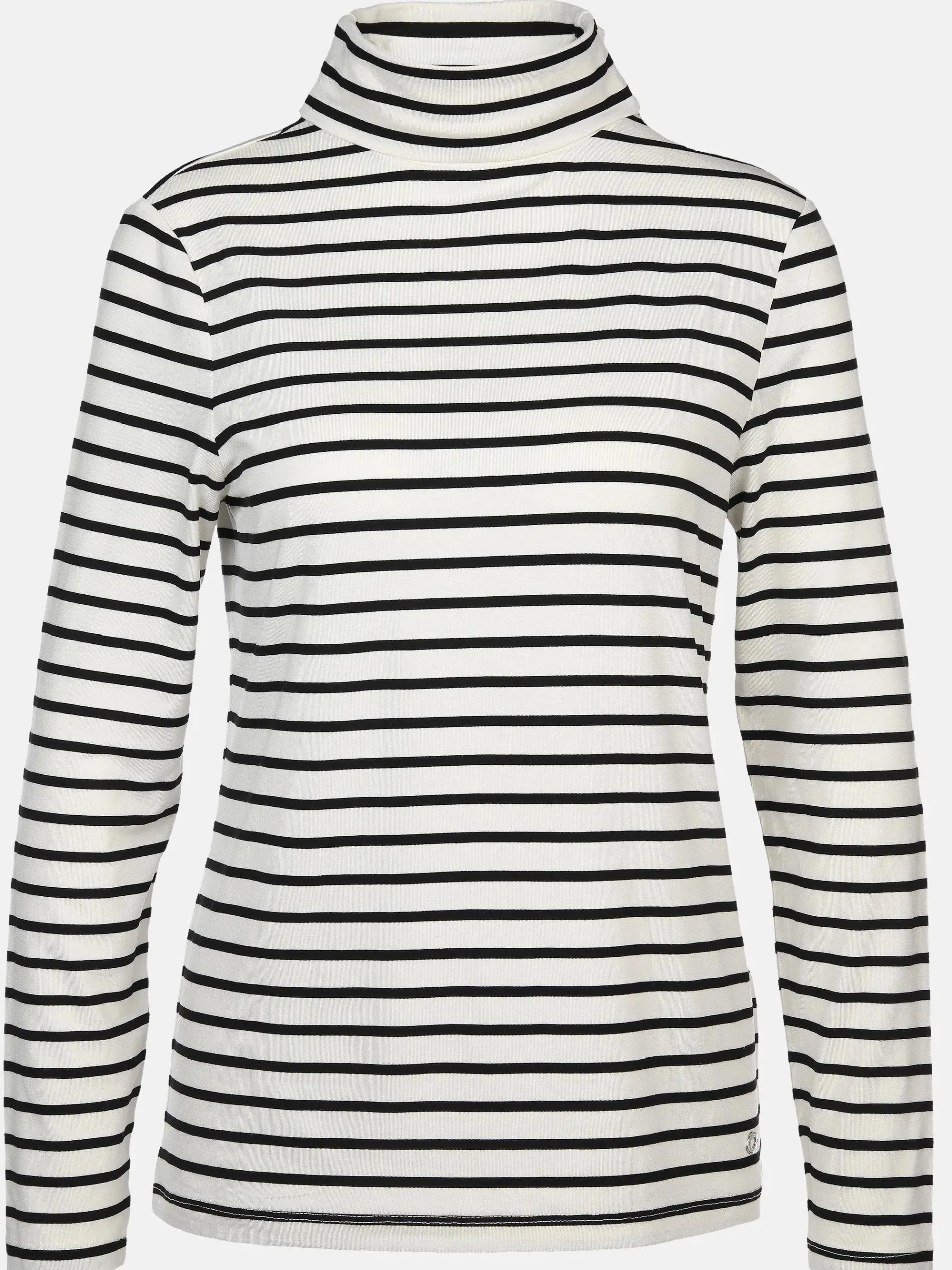 Damen Rollkragenshirt mit Streifen