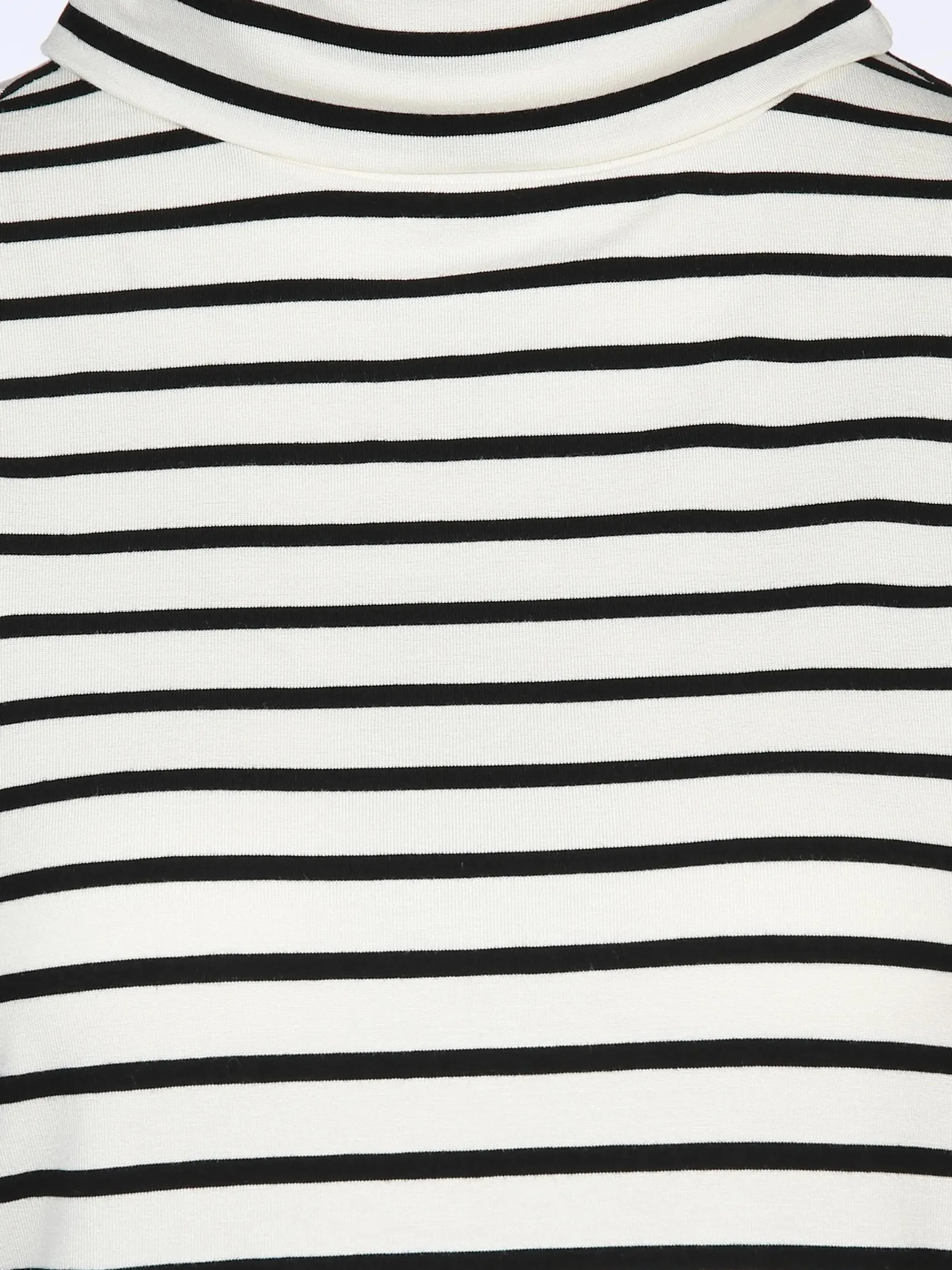 Damen Rollkragenshirt mit Streifen