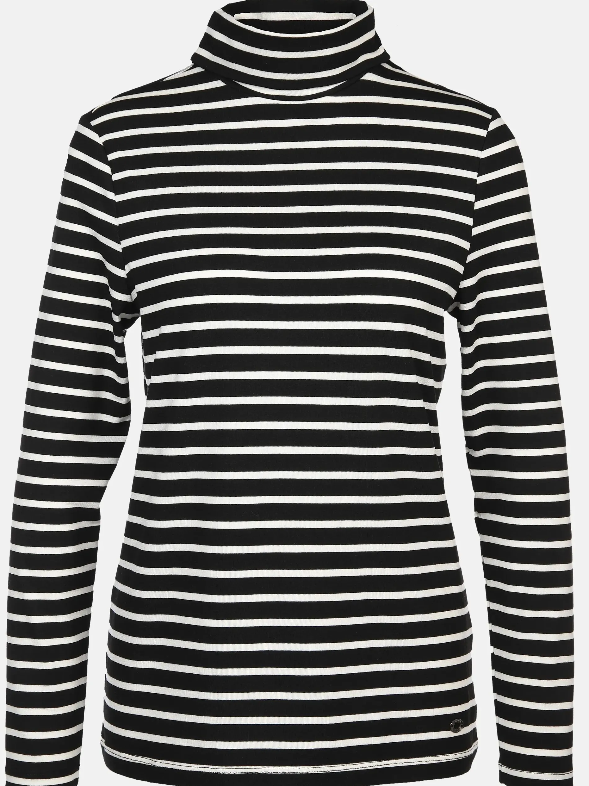 Damen Rollkragenshirt mit Streifen