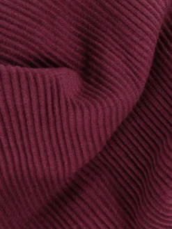 Damen Schal in weicher Rippoptik