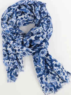 Damen Schal mit Blumenprint