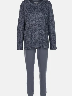 Damen Schlafanzug mit schlichterm Muster