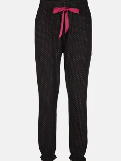 Damen Schlafanzughose mit Pünktchen