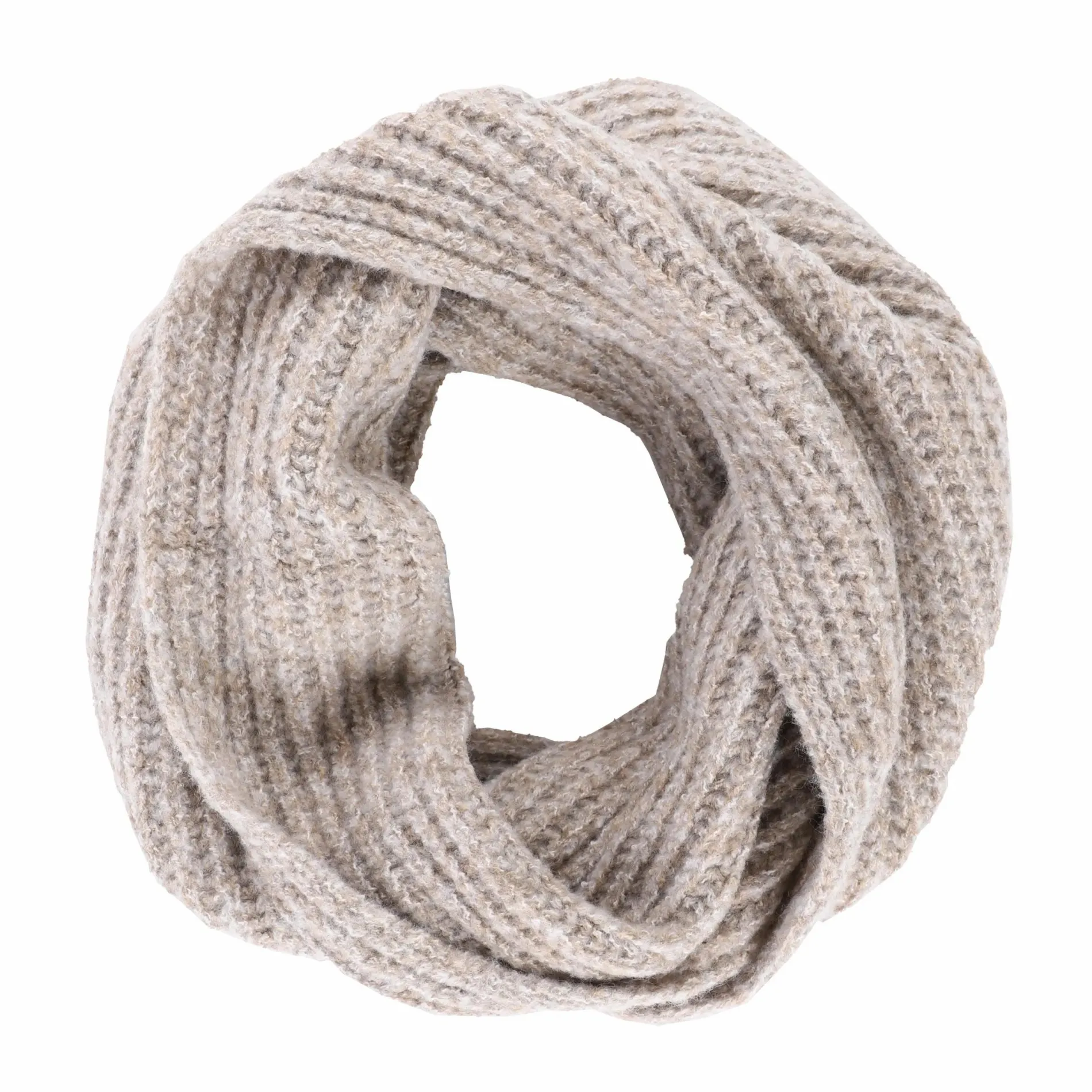 Damen Schlauchschal in gerippter Ware