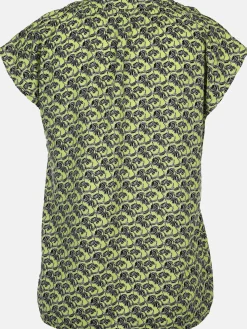 Damen Schlupfbluse mit Alloverprint