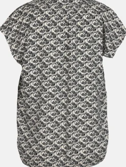 Damen Schlupfbluse mit Alloverprint