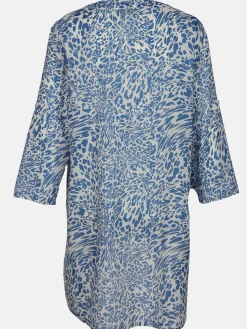 Damen Schlupfbluse mit Alloverprint