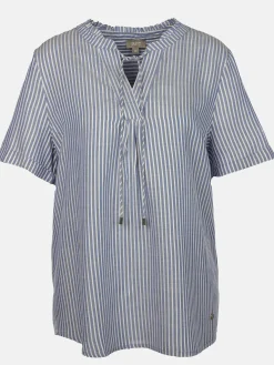 Damen Schlupfbluse mit Streifen