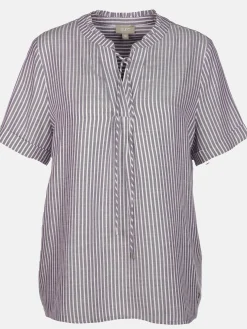 Damen Schlupfbluse mit Streifen