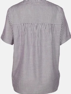 Damen Schlupfbluse mit Streifen