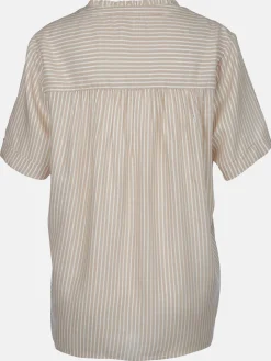 Damen Schlupfbluse mit Streifen