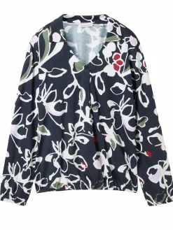 Damen Schlupfshirt mit Alloverprint