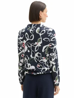 Damen Schlupfshirt mit Alloverprint