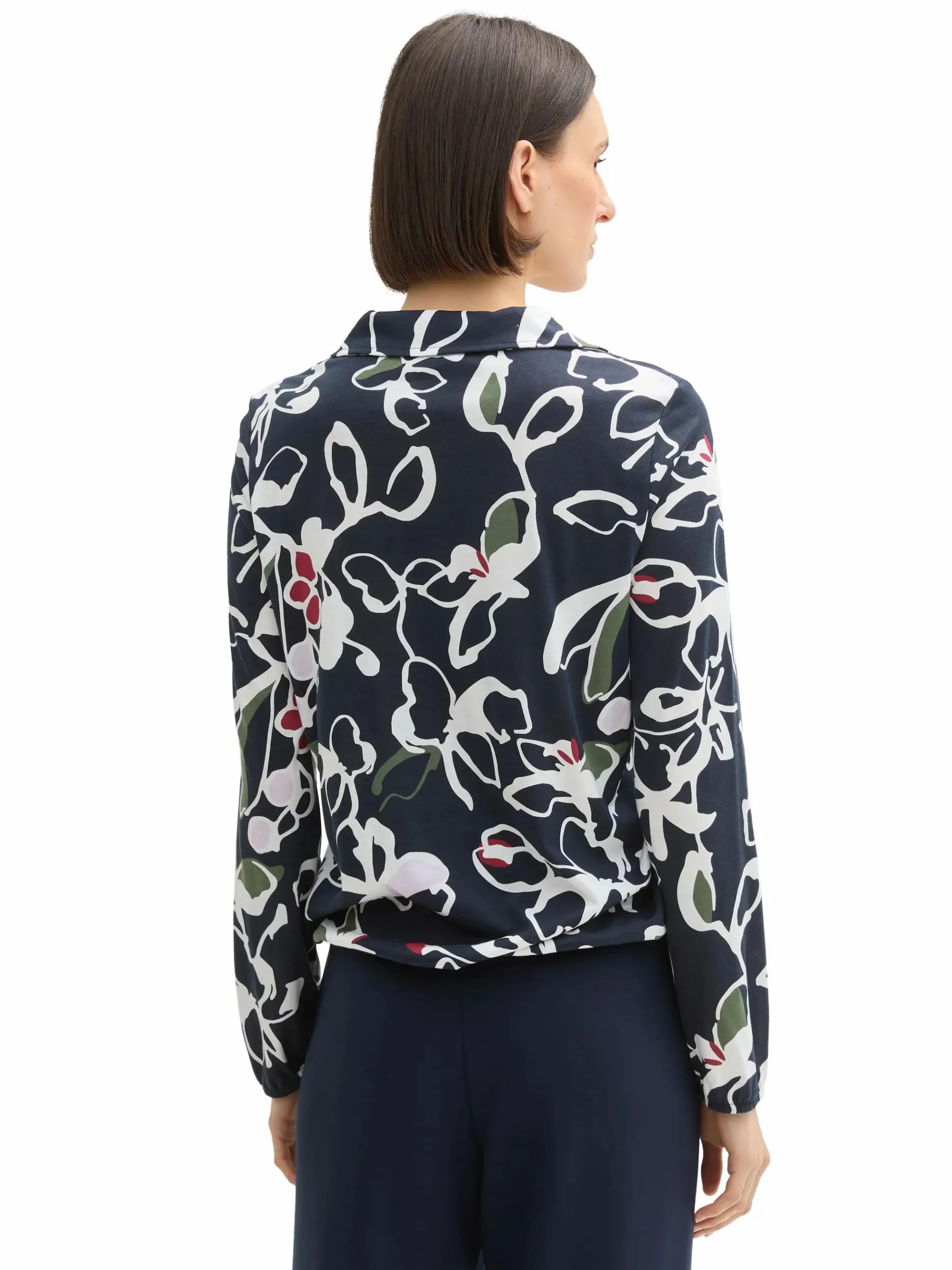 Damen Schlupfshirt mit Alloverprint