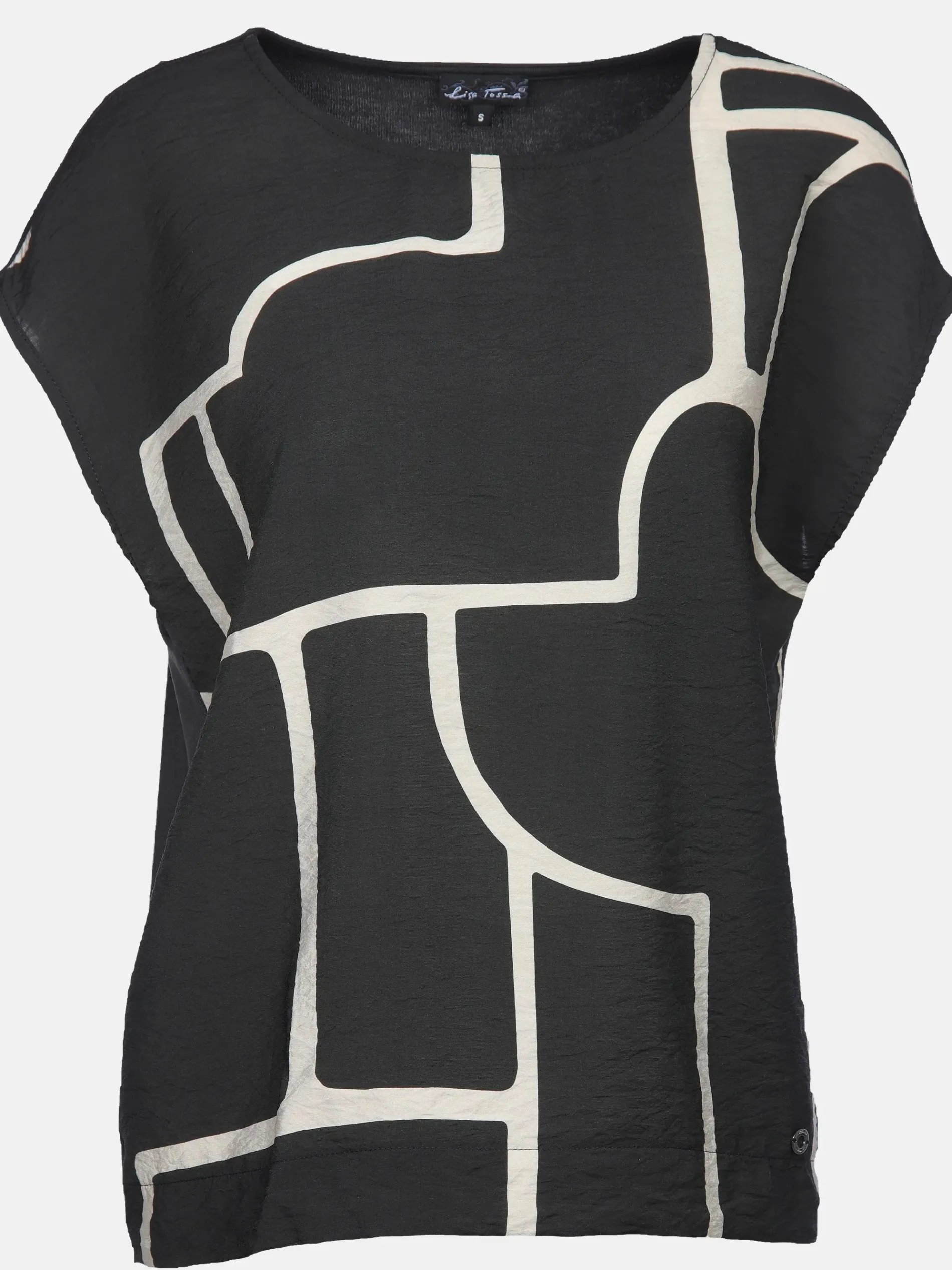 Damen Shirt aus Materialmix