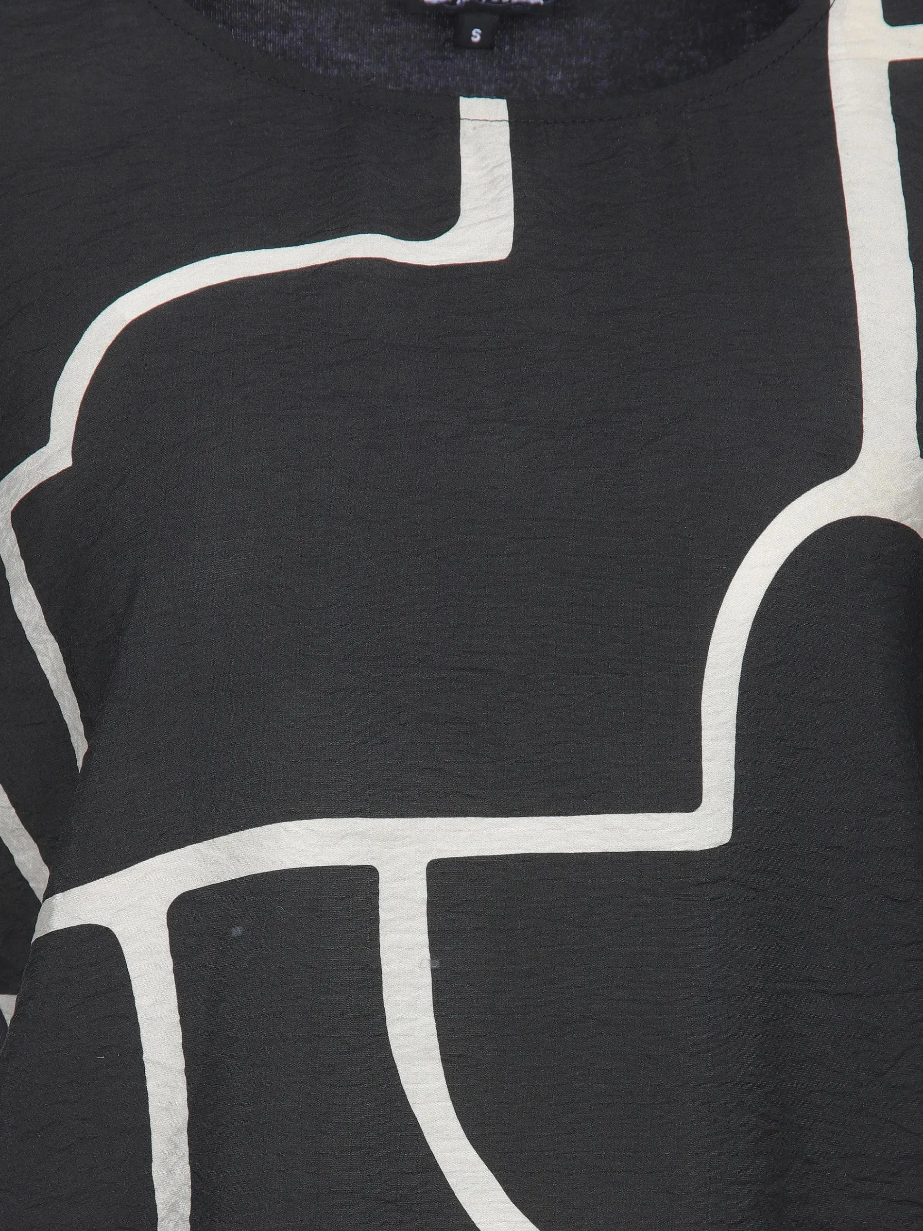 Damen Shirt aus Materialmix