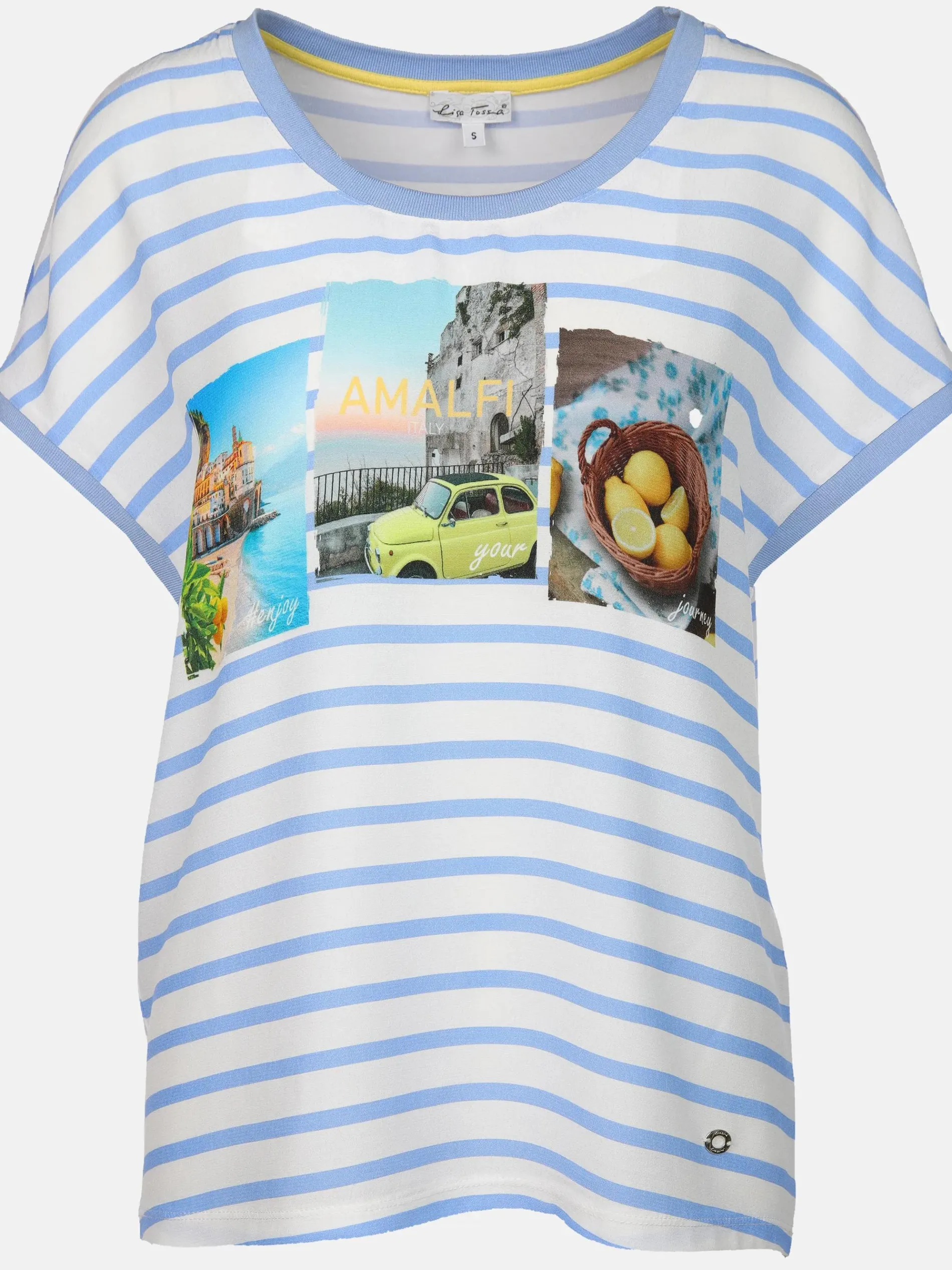 Damen Shirt aus Materialmix