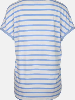 Damen Shirt aus Materialmix