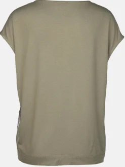 Damen Shirt aus Materialmix