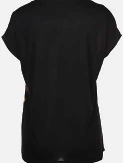 Damen Shirt im Materialmix