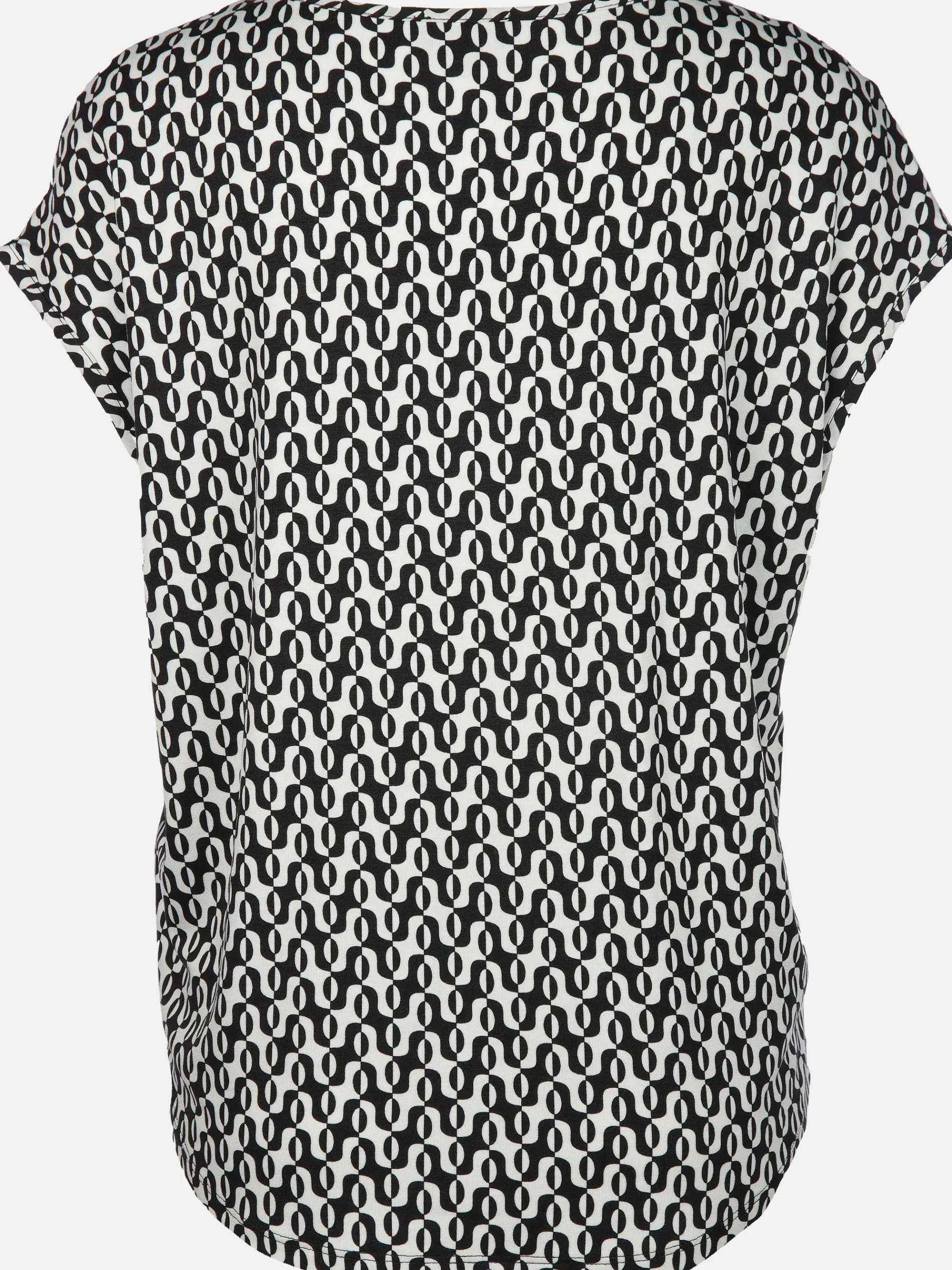 Damen Shirt im Materialmix