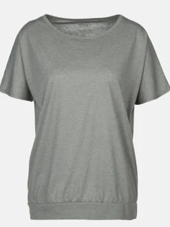 Damen Shirt in melierter Optik