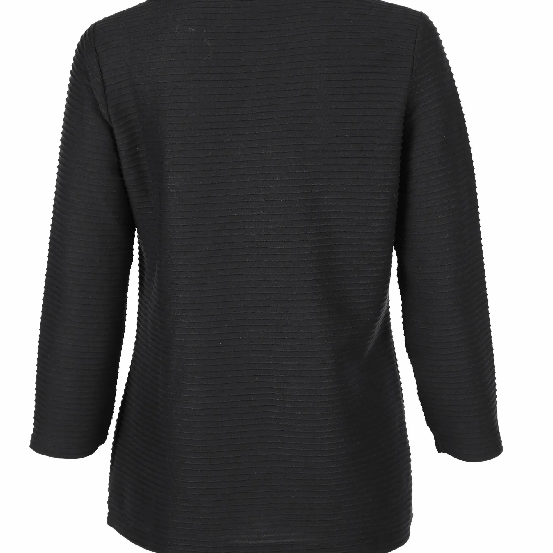 Damen Shirt in Ottoman Rib mit 3/4 Arm