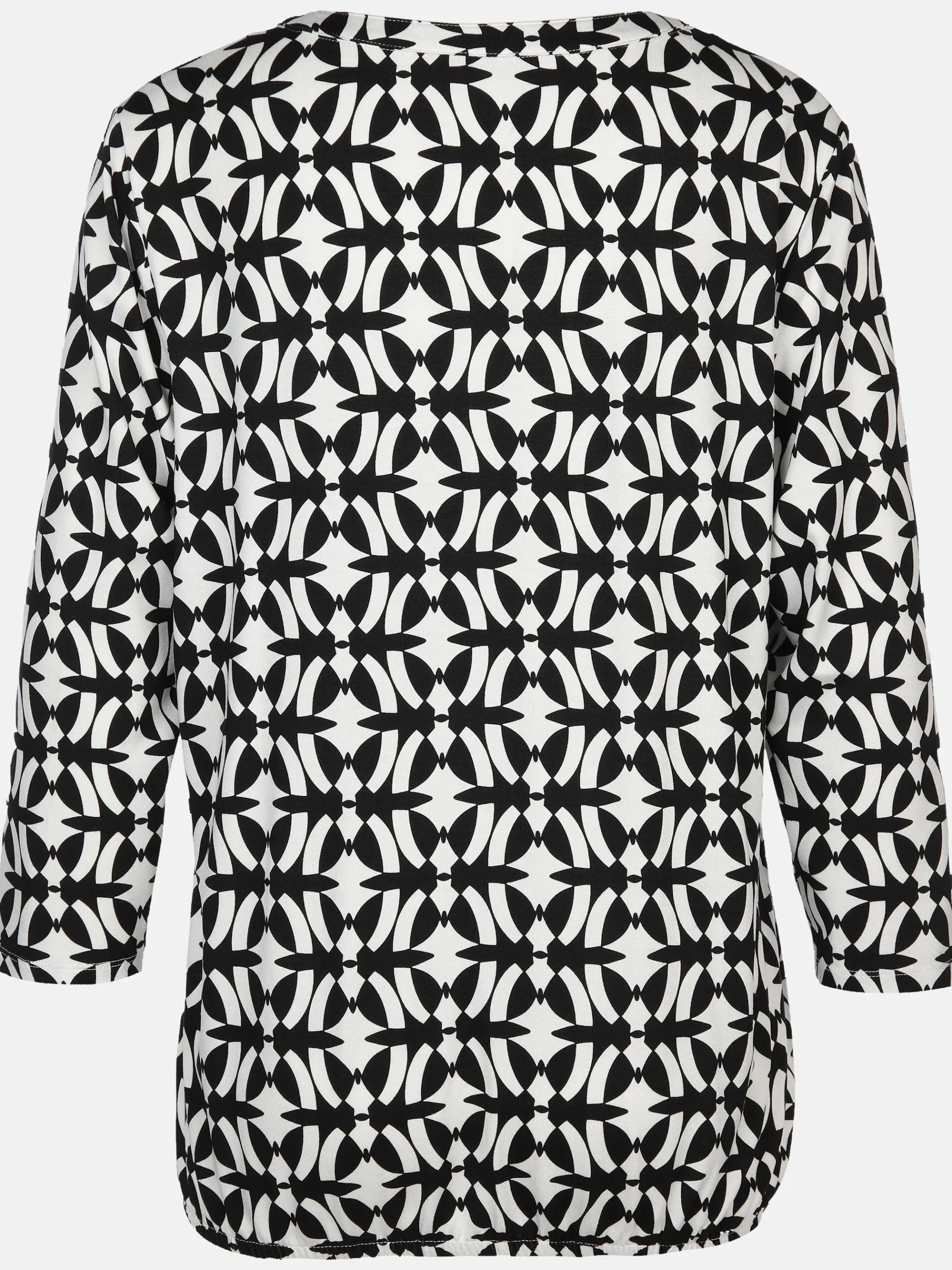 Damen Shirt mit 3/4 Arm und Minimalprint