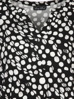 Damen Shirt mit 3/4 Arm und Minimalprint