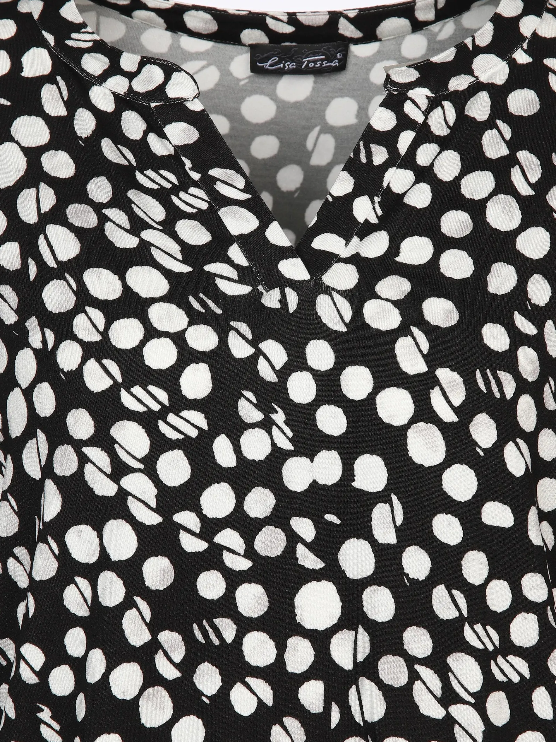 Damen Shirt mit 3/4 Arm und Minimalprint