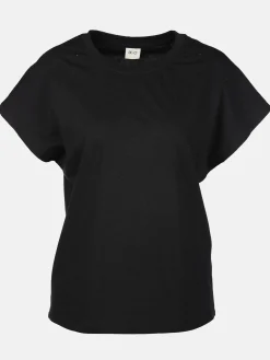 Damen Shirt mit abgeschrägten Ärmeln