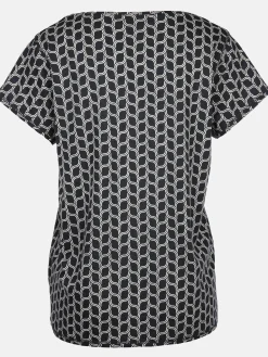 Damen Shirt mit Alloverprint