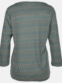 Damen Shirt mit Alloverprint