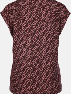 Damen Shirt mit Alloverprint