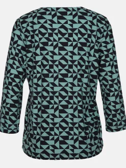 Damen Shirt mit Alloverprint