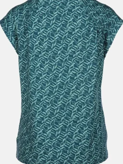 Damen Shirt mit Alloverprint