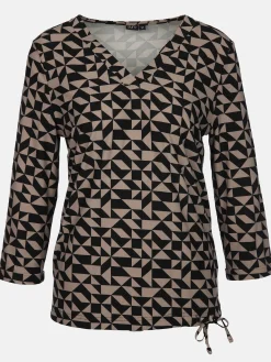 Damen Shirt mit Alloverprint