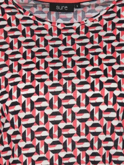 Damen Shirt mit Alloverprint