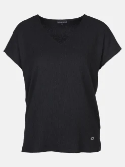 Damen Shirt mit Crashoptik