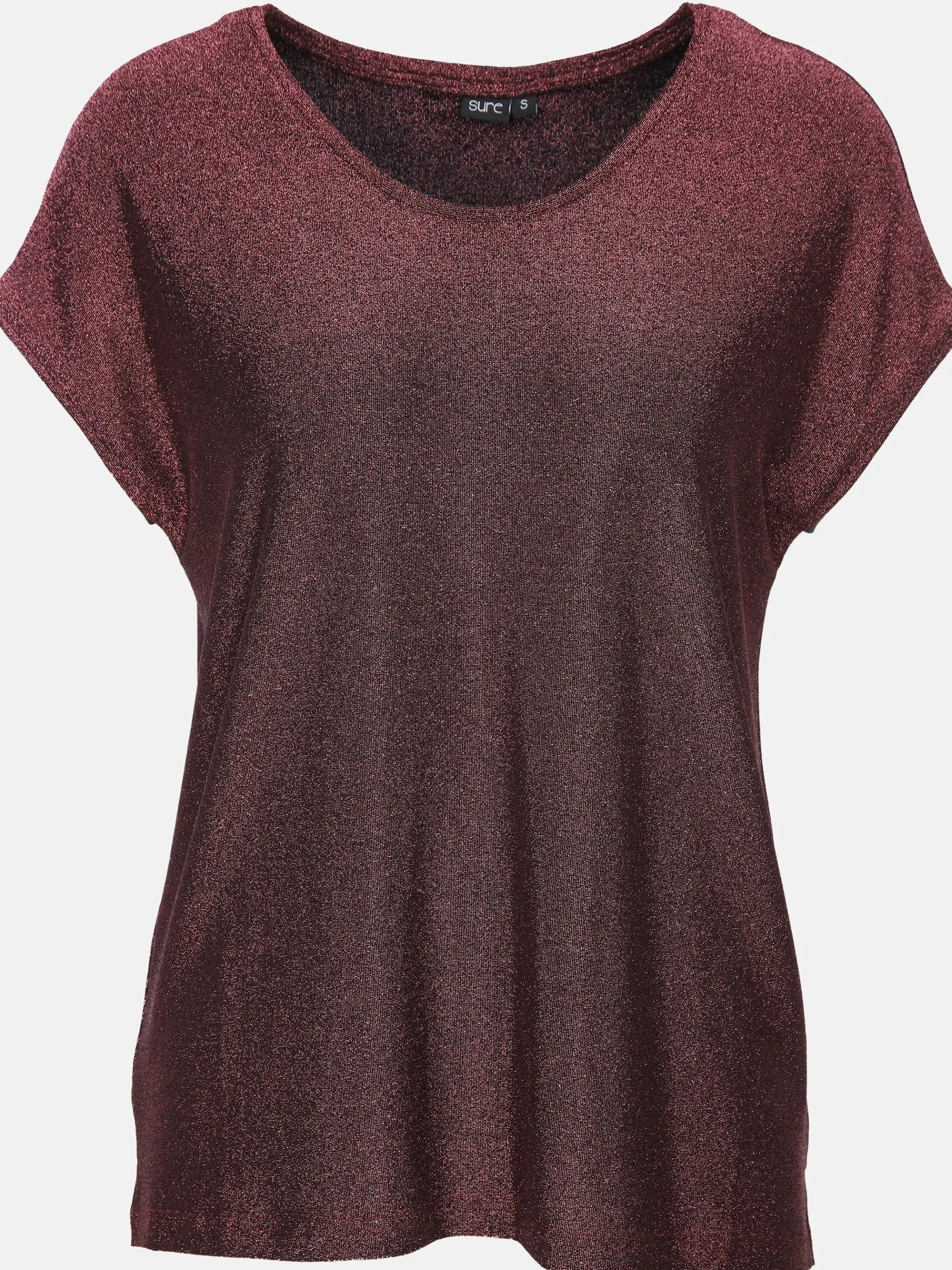 Damen Shirt mit Glitzereffekt