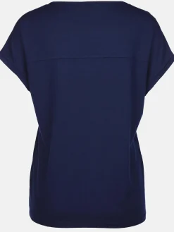 Damen Shirt mit Glitzersteinchen und Print