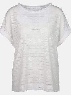 Damen Shirt mit Lochmuster