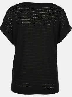 Damen Shirt mit Lochmuster