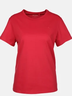 Damen Shirt mit Logostickerei