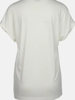 Damen Shirt mit Motivprint und Strassbesatz